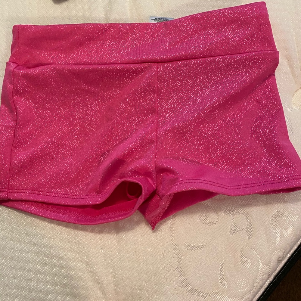 Hot pink dance shorts